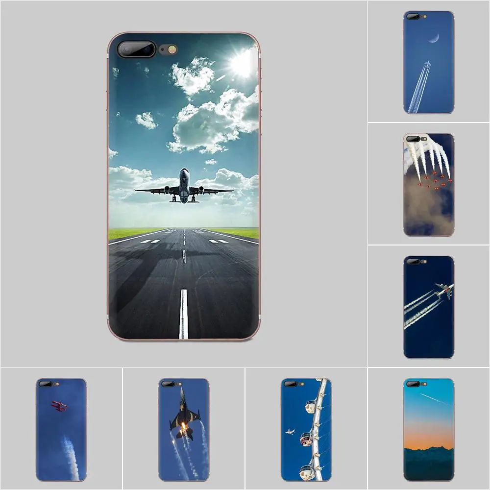 Летающий самолет мягкая картина кожи для Samsung Galaxy J1 J3 J4 J5 J6 J7 A10 A20 A20E A3 A40 A5 A50 A7 2016 2017