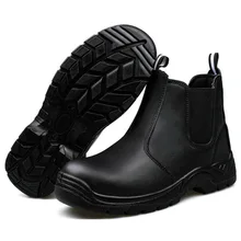 Защитная обувь со стальным носком; защитная обувь для мужчин; Рабочая обувь; мужская повседневная водонепроницаемая обувь хаки; зимняя нескользящая обувь; DXZ090