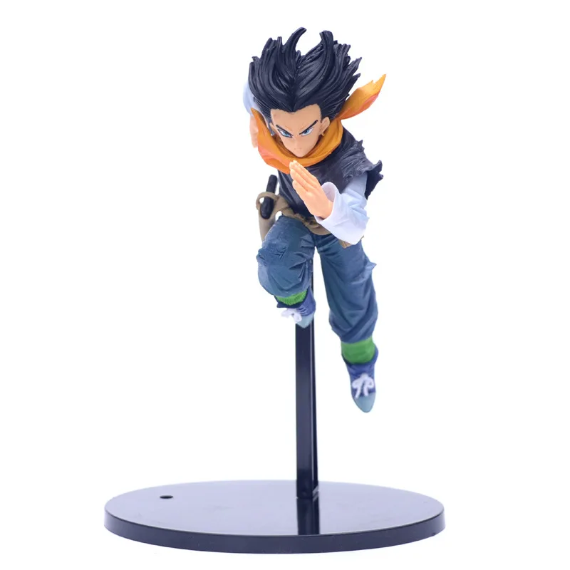 Белый Экшен-фигурки Dragon Ball BWFC2 Android № 17 ПВХ фигурка модель игрушки Фигурки из ИГРЫ Dragon Ball DBZ(коллекция кукол игрушки - Цвет: Белый