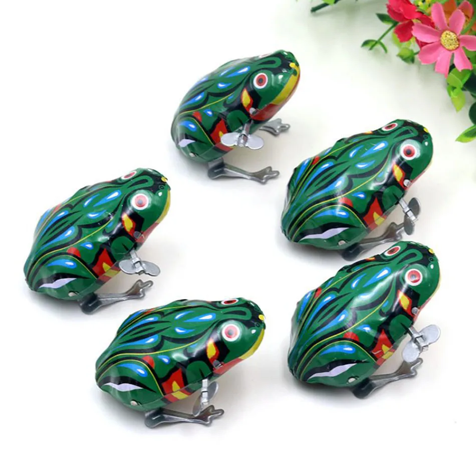Vintage Wind Up Animal Jumping Frog Retro Classic Clockwork Gif L0C0 Toy Y5Q6 Vintage Wind Up Animal Jumping Frog Retro Classic Clockwork Gif L0C0 Toy Y5Q6