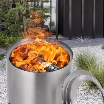 

Camping Stove Smokeless Fire Furnace Outdoor Wood Stove Alcohol Stove Outdoor Wood Stove Portable Picnic Picnic Wood Stove