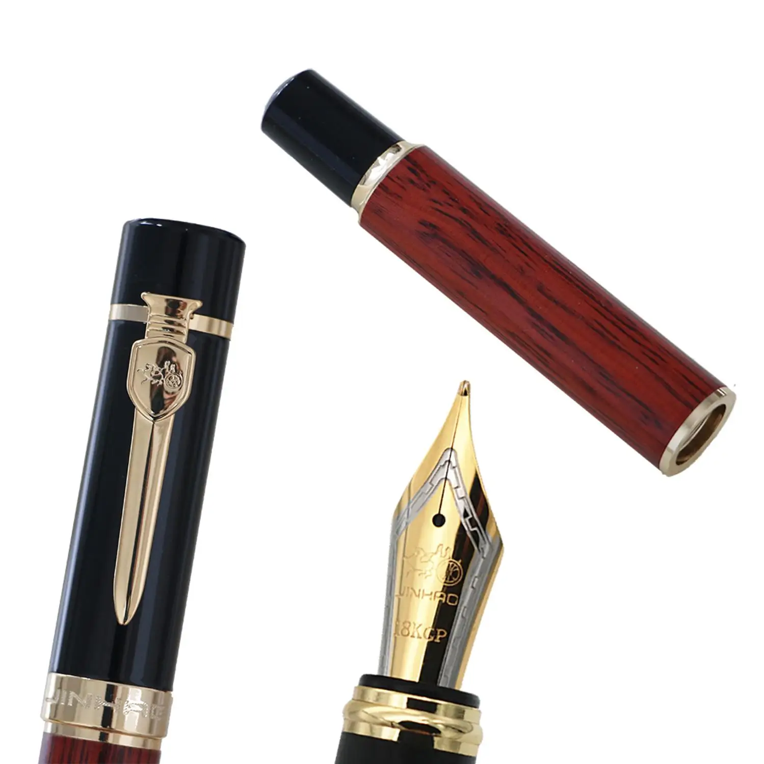 JinHao 650 или 8802 роскошная деревянная авторучка 0 5 мм перо высокое качество