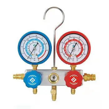 

R134a R12 Manifold Gauge Set HVAC AC Refrigeration Test -Air Conditioners - Auto 3XUB