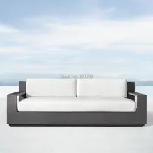 Подержанные патио садовые алюминиевые диван мягкая мебель