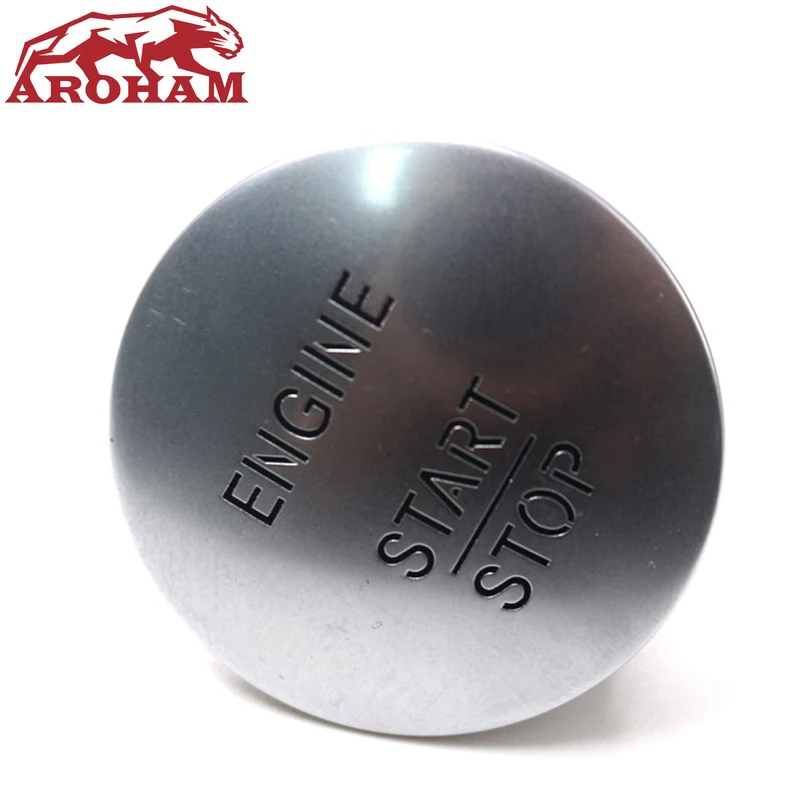 Keyless Go Start Stop Push Button Engine Ignition Switch Silver 2215450714 for Mercedes-Benz CL550 CLS350 E350 GL350