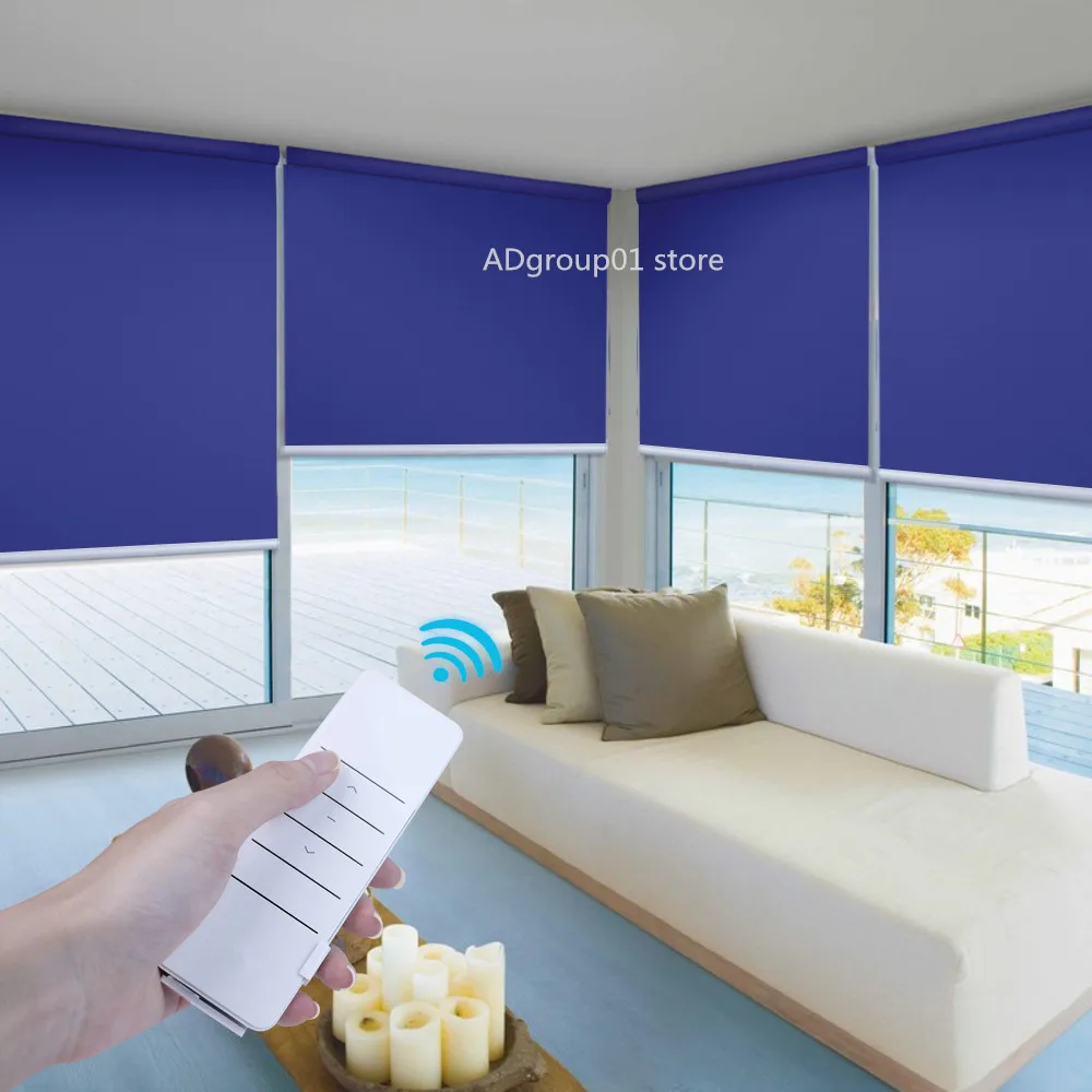 Electric Window Shade Smart Motorized Roller Blinds Motor Blind wifi Remote Control Auto Blinds Automatic Roller Shades