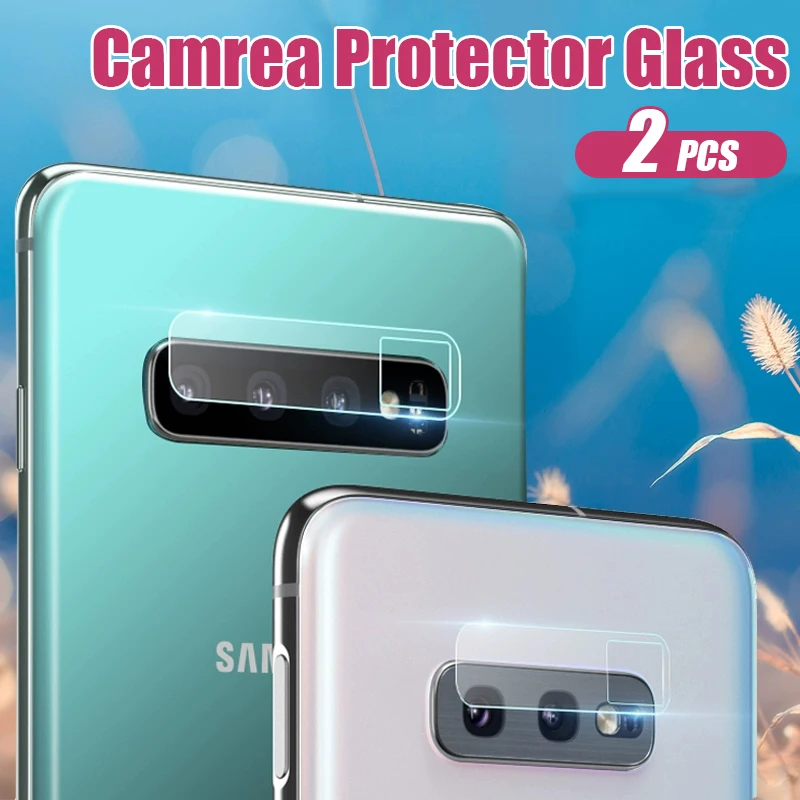 

2Pcs Camera Len Protective Glass Film On The For Samsung Galaxy S9 S8 S10 Plus S10e Tempered Glass Note 8 9 Protector Glass Film