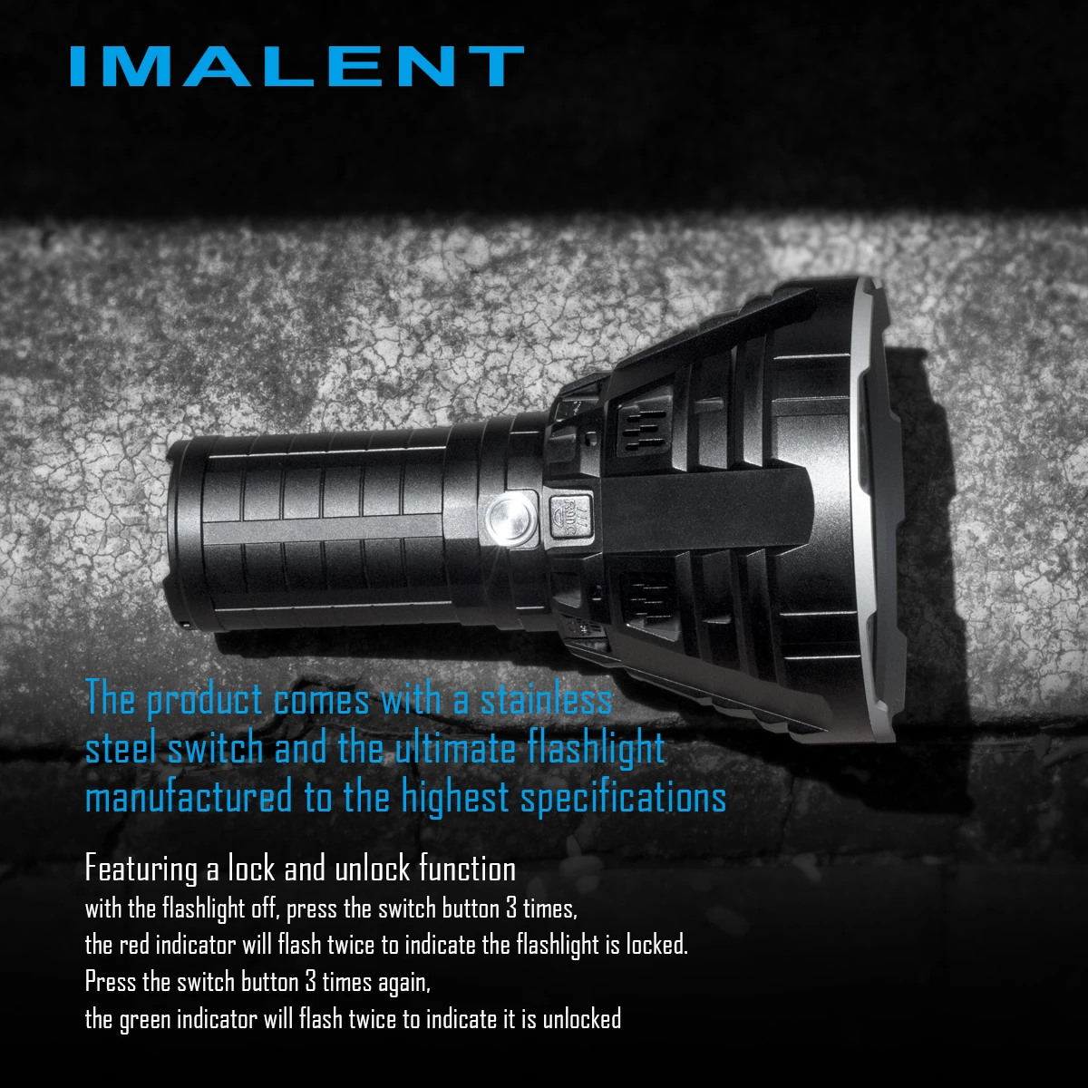 20000LM точности серии IMALENT R90C CREE XHP35 HI светодиодный портативный тактический фонарик
