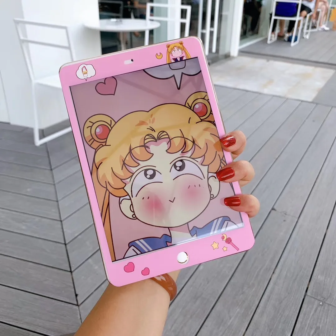 7,9 дюймов закаленное стекло для iPad Mini 4/Mini 5 Розовая пантера Cardcaptor Sakura Сейлор Мун фруктовый узор протектор экрана