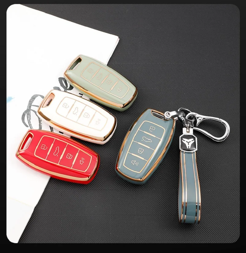 Nuova copertura della cassa chiave dell'automobile di TPU per la grande muraglia Haval/Hover H6 H7 H4 H9 F5 F7 H2S supporto Shell Fob accessori Auto Smart Protect - H719fb8c28fa2457da7e603159a4addfb6