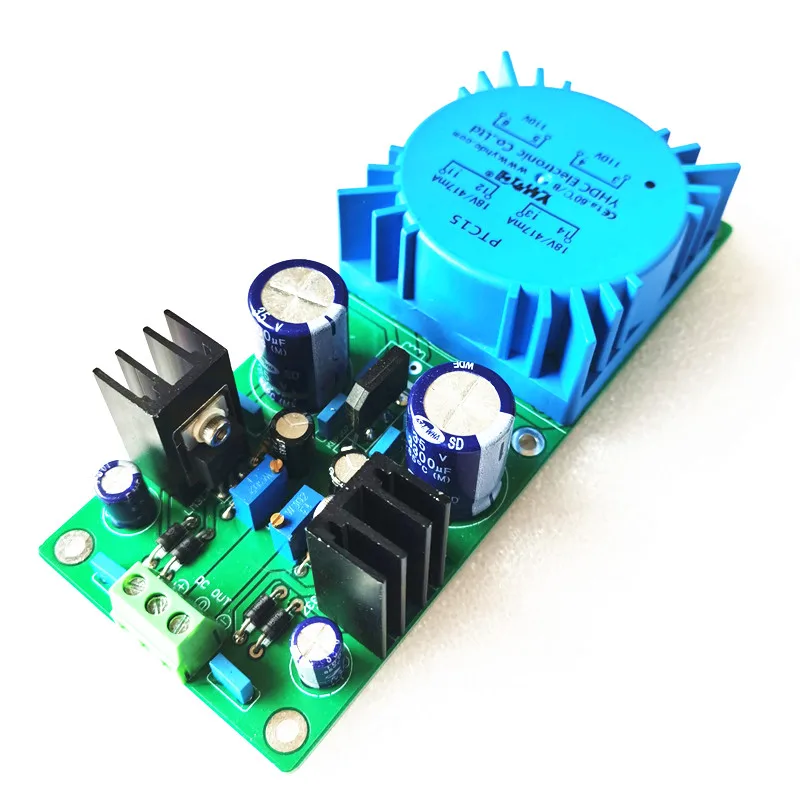15w lm317 lm337 preamp power supply DC + 12V + 15V+ 18V Adjustable