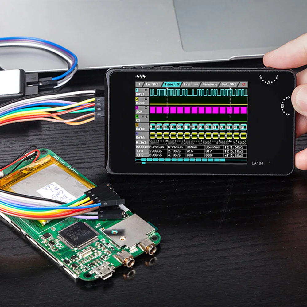 Minidso Logic Analyzer Digital Oscilloscope 4 Channels 100MHz Max