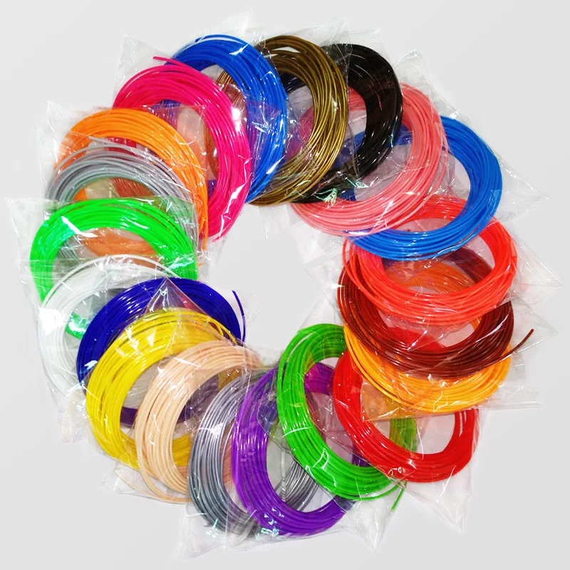 Quality product pla/abs 1.75mm 20 colors 3d pen filament pla 1.75mm pla filament abs 3d pen plastic rainbow