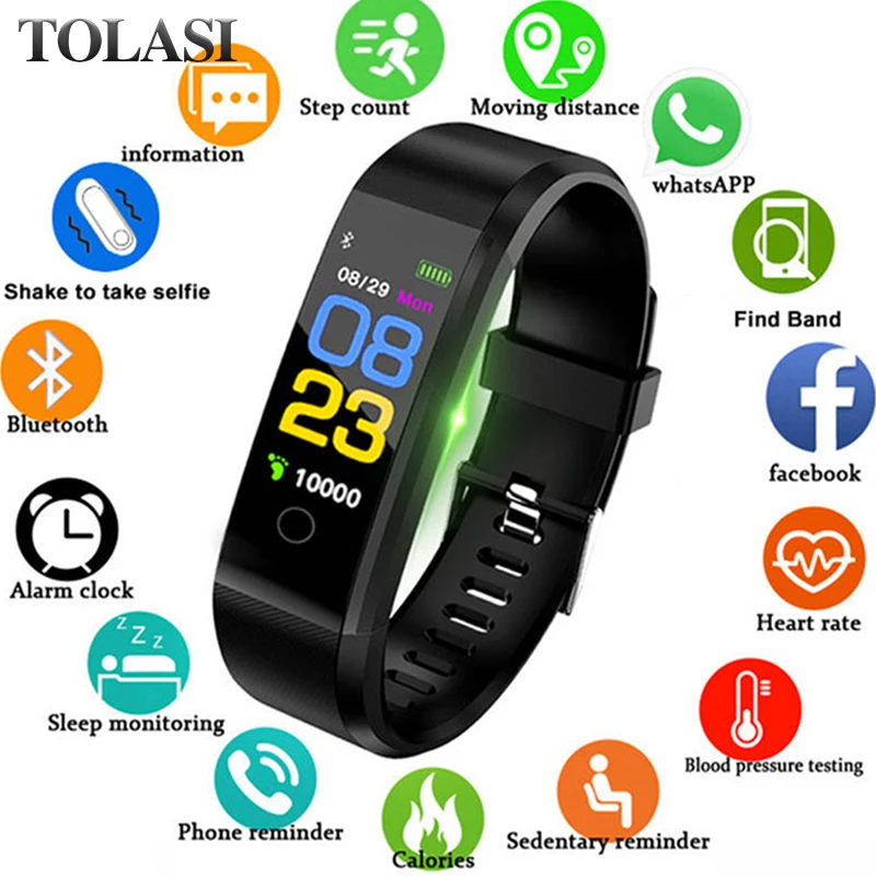 

Sport Smart Watch Children women Watches Kids For Girls Boys Electronic Wristwatch Color LED Digital Child band Clock Smartwatch