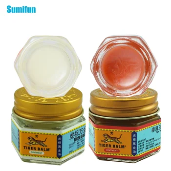 

SMF 1Piece 100% Original Red/White Tiger Balm Ointment Refresh Cream Muscle Back Neck Pain Relief Arthritis Skin Care