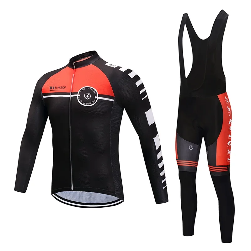 

2019 new professional team Pro Team men's cycling long-sleeved suit mountain racing sportswear Ropa Ciclismo bicycle clothing