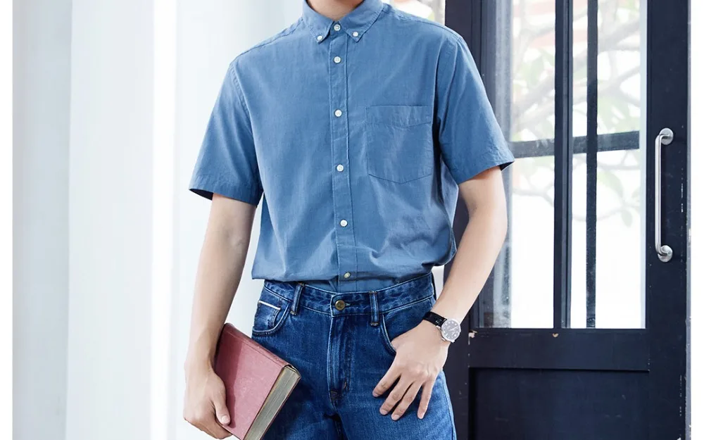 Xiaomi мужские Модные джинсы деловые повседневные Стрейчевые узкие джинсы классические брюки удобные мужские джинсы