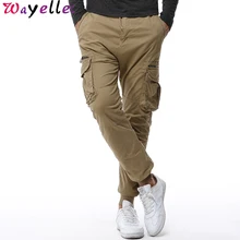 Камуфляжные тактические брюки, мужские брюки-карго, мужские брюки для бега, мужские военные брюки, мужские брюки в стиле хип-хоп с лентами, мужские спортивные штаны, армейские брюки