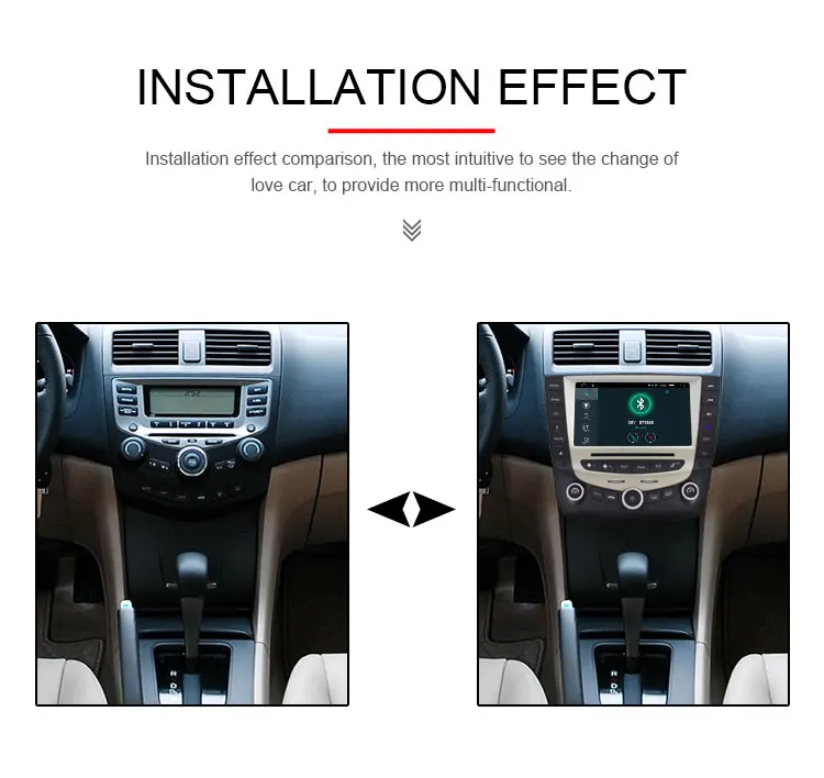 Cheap TOPBSNA Android 9.0 Car DVD Multimedia Player for Honda Accord 2003-2008 GPS Navigation 2 Din Car Radio Stereo headunit WIFI RDS 11