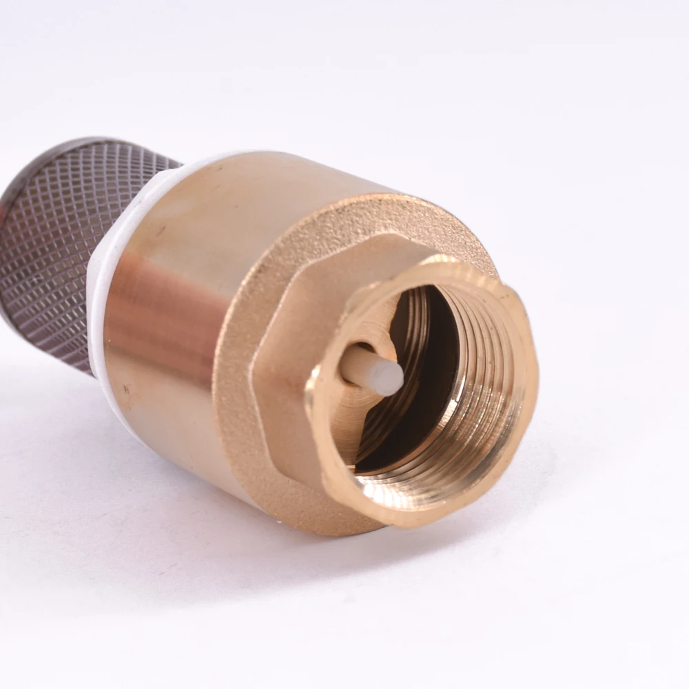 1/2 &quot3/4&quot 1 &quot 2&quot BSPP Женский латунный обратный клапан без возврата со стальным