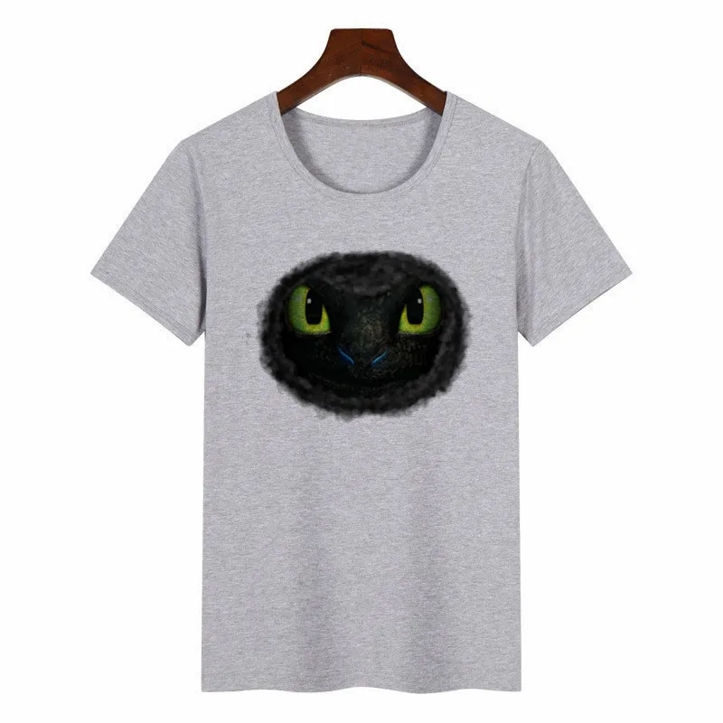 P615-2-grey Новая Летняя женская футболка Беззубик The Night Fury Graphic Tees женская футболка Harajuku аниме женские топы Эстетическая одежда - Цвет: P615-2-grey