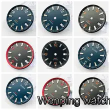 Bliger 31 мм Светящиеся Часы Marks dial fit Miyota 8205/8215/821A/82 series, ETA 2836/2824, механизм Mingzhu DG2813/3804