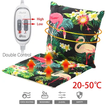 

Portable Electric Heating Mat Handy Heater Chair Cushion Pad For Office Home Back Heated Chair Cushion Electric Blanket Warm Pad