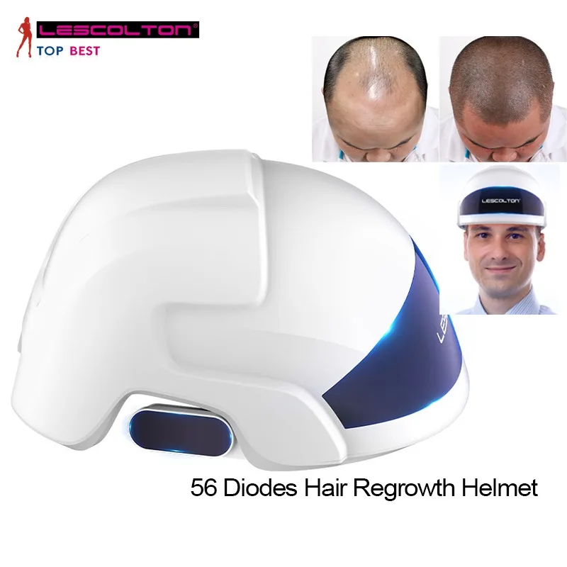 Lescolton лазерный шлем для роста волос Уменьшает выпадение волос стимулирует быстрое отрастание волос решение для выпадения волос для мужчин женщин диоды