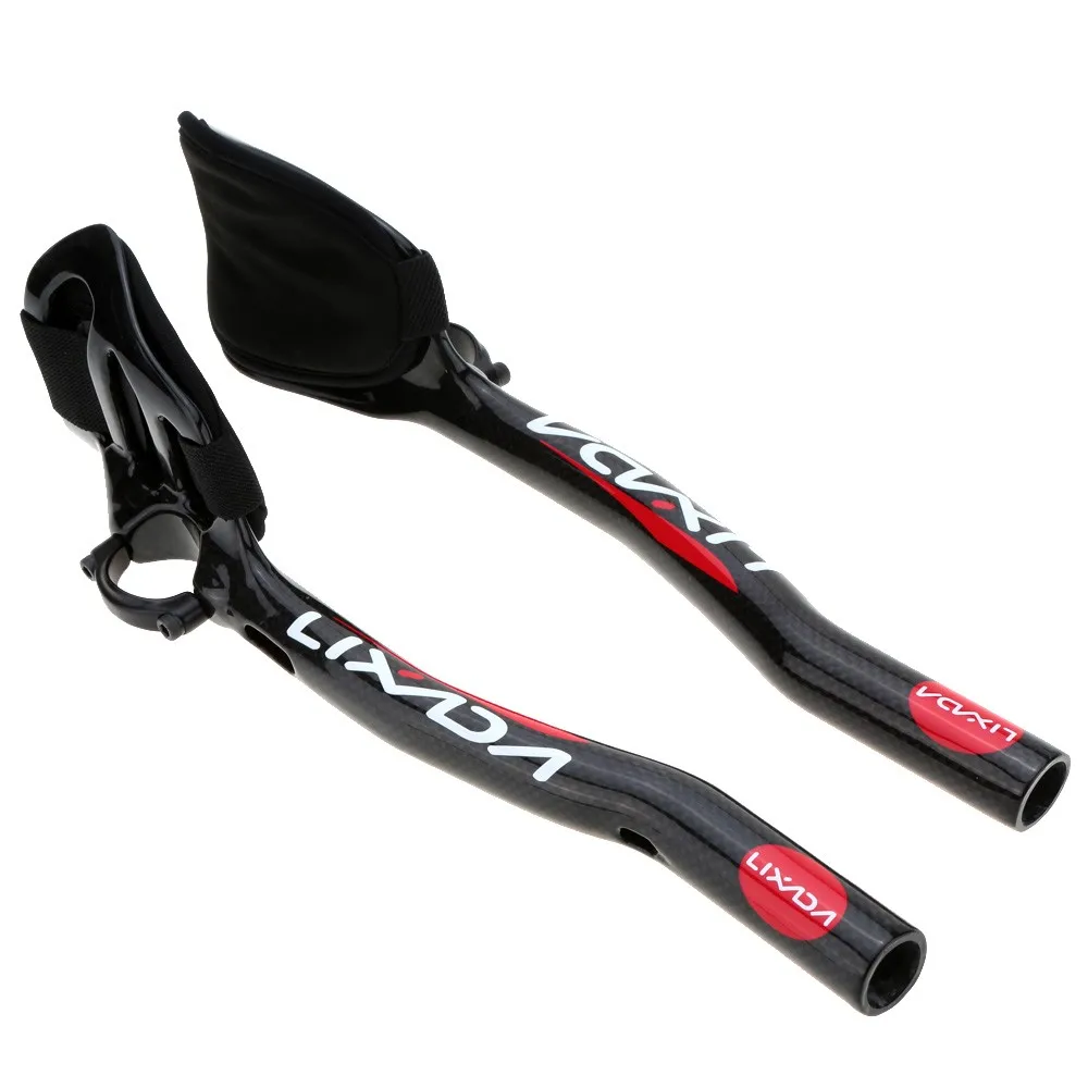 Carbon Fiber Road Bike Bicycle Aero Bar Rest Handlebar Aerobar 31.8mm