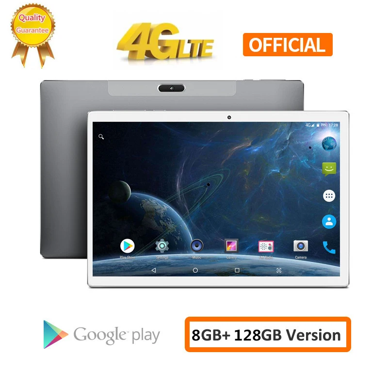 

S119 10.1 inch 1920*1200 8GB RAM128GB ROM Android 8.0 Tablet PC MTK6797 X20L Deca Core Dual 4G LTE Phone Tablets 8000mAh GPS