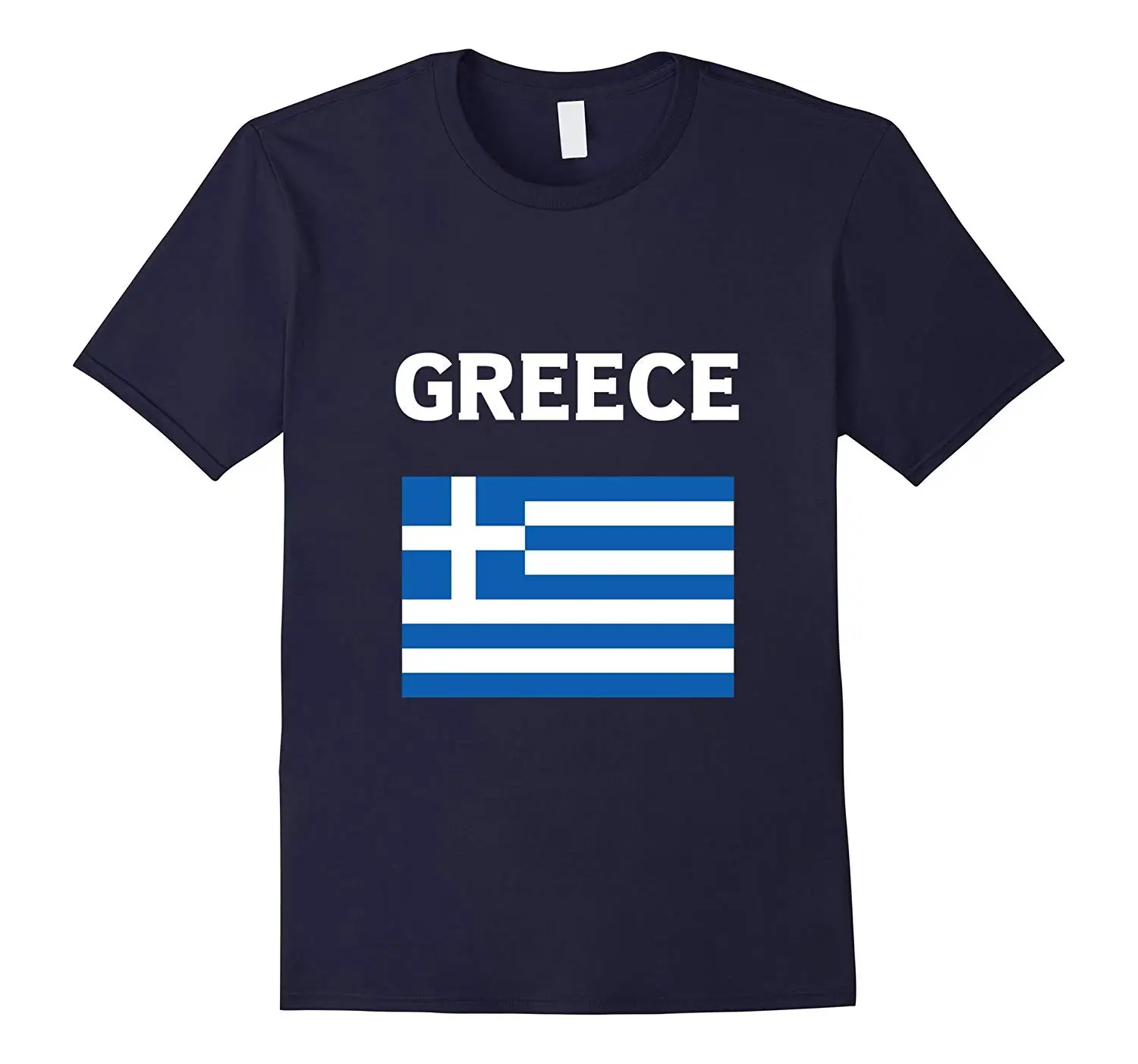 Греция футболка греческим флагом Hellas-РТ мужской свитер с О-образным вырезом 100%