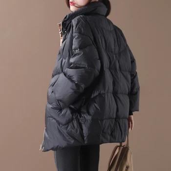 

Winter Coat Women White Duck Down Jacket Women Oversized Down Coat Puffer Jacket Warm Parka Veste Femme YY1441