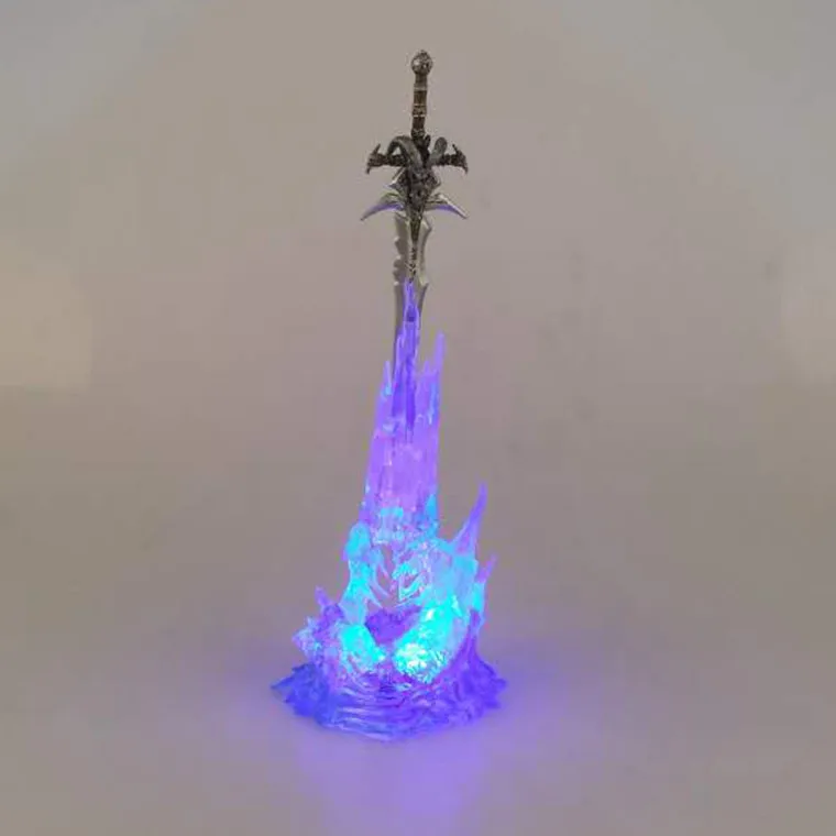 World of Warcraft Lich King Arthas оружие Frostmourne Цзянь ке сияющий в штучной упаковке украшение гаражный комплект модель