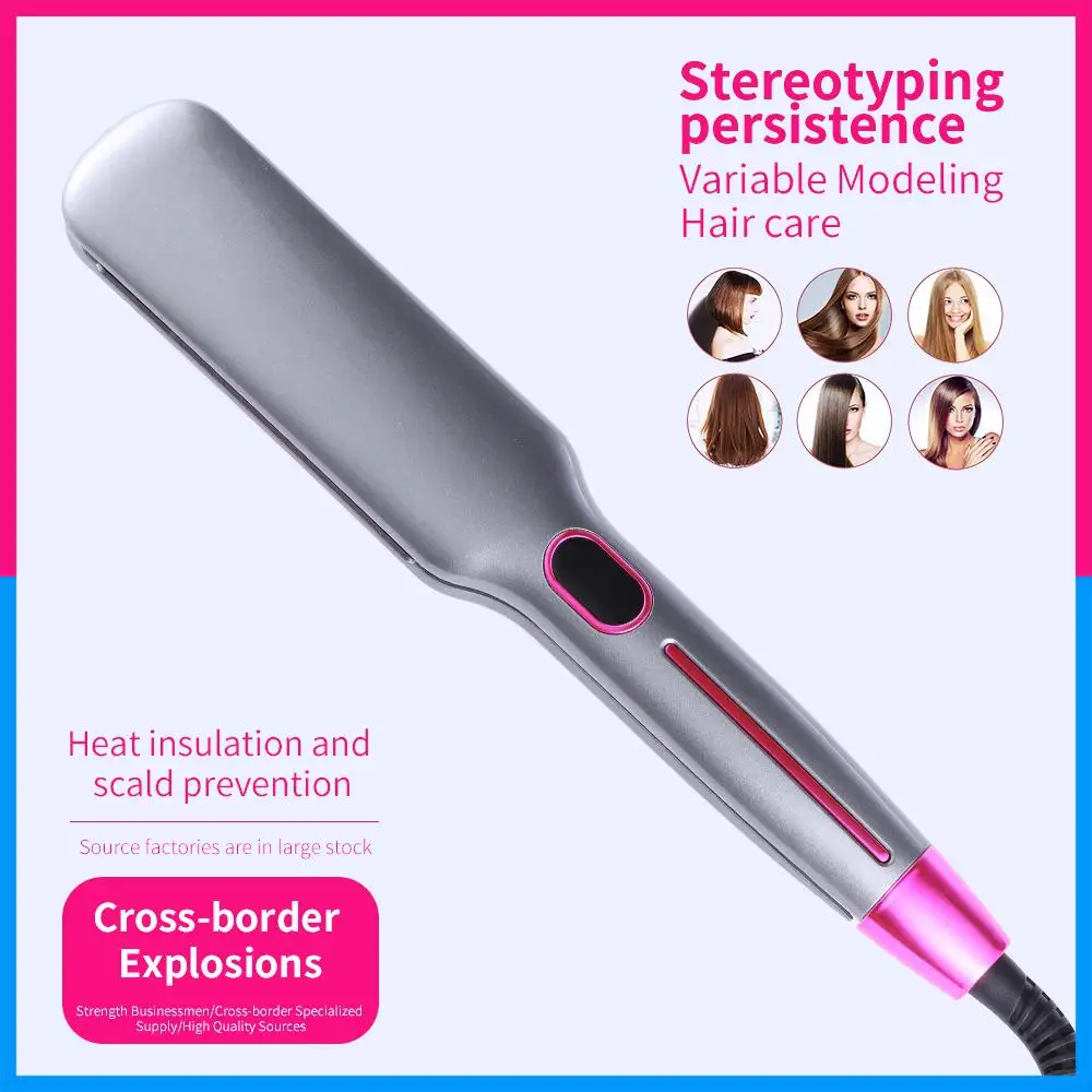 Профессиональный турмалиновый ЖК-выпрямитель для волос 10s Быстрый нагрев стойкий уход за укладкой палочка выпрямители нагревательная пластина