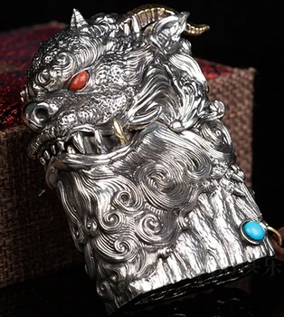 

iyewa 3 color handmade brass 6.5*4.6*2cm 185g dragon lighter