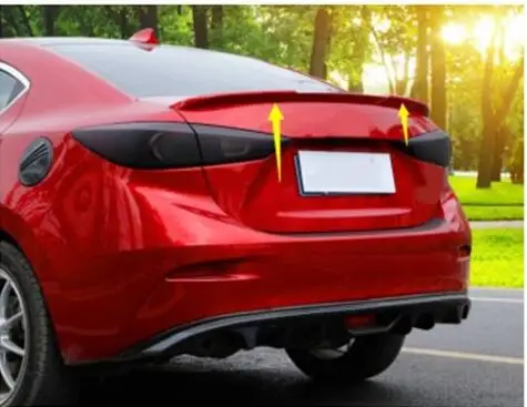 Для Mazda 3 заднее крыло модифицированный трикар Axela отделка фиксированное крыло давления воздуха