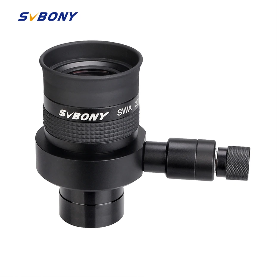

SVBONY Telescope Illuminated Single Crosshair Eyepiece 20mm SWA 70° Adjustable for Perfectly Guided Astrophotography SV152