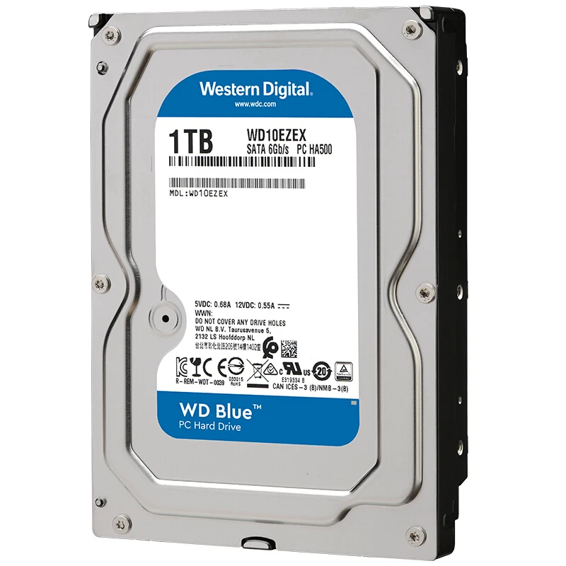 WD Blue 1 ТБ hdd sata 3,5 disco duro interno внутренний жесткий диск disque dur Настольный hdd 3,5 PC WD10EZEX