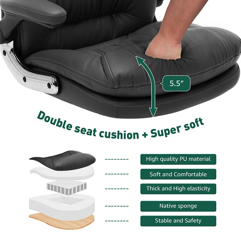Удобное офисное кресло Seatingplus кожаное подъемник компьютерное wcg|Офисные стулья| |