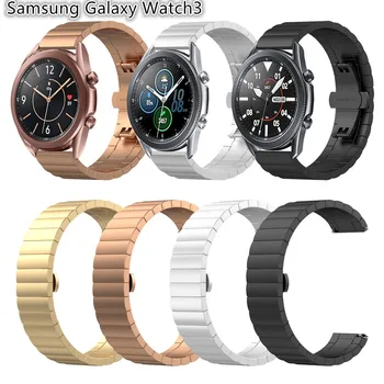 

Metal Wrist Band for Samsung Galaxy Watch 3 45mm 41mm Strap Watchband for Samsung Galaxy Watch3 Stainless Steel Strap Bracelet