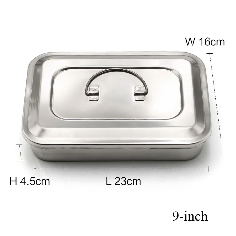 304-thick-medical-stainless-steel-disinfection-tray-square-plate-with-hole-cover-medical-equipment-and-surgical (5)