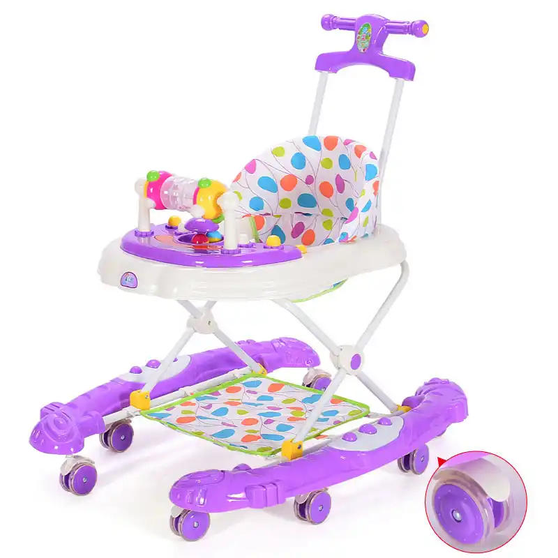 8 wheel baby walker