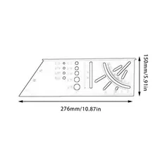 Деревообработка 3D Mitre угол измерения квадратный размер измерительный инструмент с манометром и линейкой инструменты