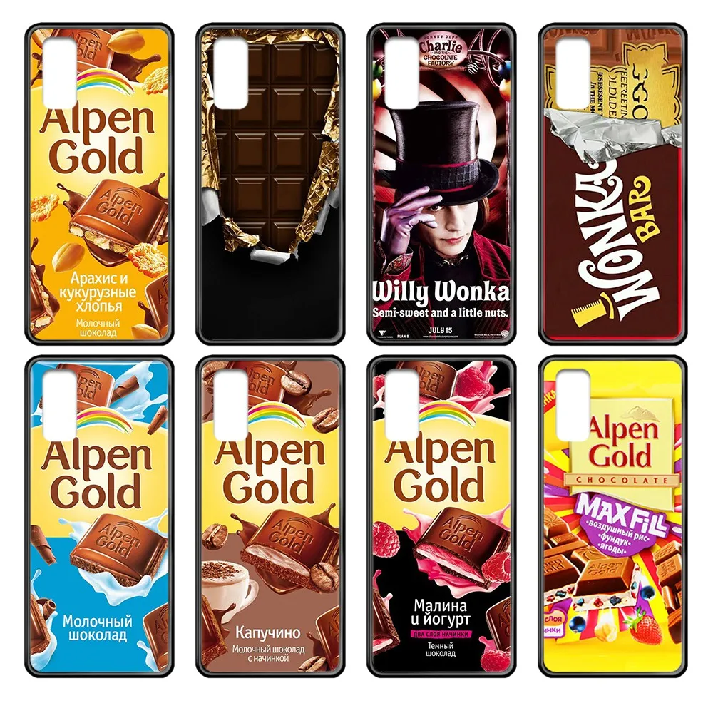 Аленька Бар Шоколад Россия черный чехол для телефона Корпус Samsung Galaxy J S 1 2 3 4 5 6 7 8 9
