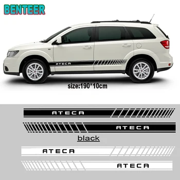 

2pcs kk car side body sticker for seat ateca