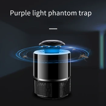 

Office LED Trap Lamp Home Bug Zapper Nonradiative Insect Camping Bedroom USB Rechargeable Travel Electric Mosquito Killer Light