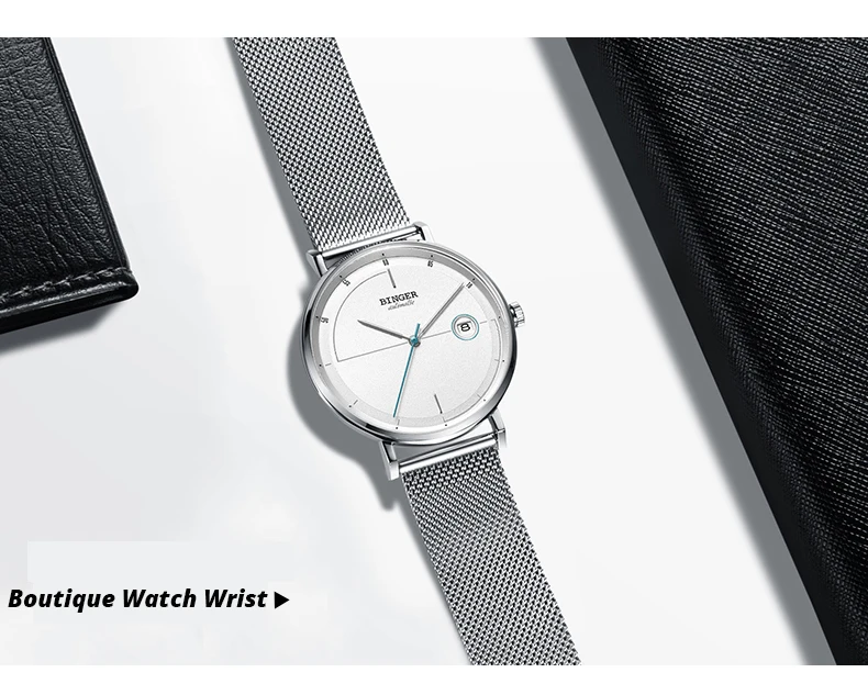 Швейцарские BINGER, мужские часы, Лидирующий бренд, роскошные деловые механические часы, мужские автоматические водонепроницаемые Модные повседневные спортивные часы