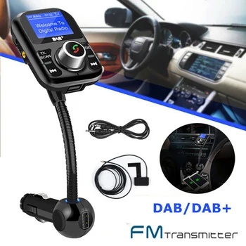 

Car Bluetooth MP3 Player DAB+Digital Radio FM Transmitter Support Hands-free Phone Calls Dual USB Audio Adapter FM Transmitter