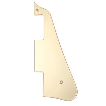 

Musiclily Guitar Pickguard for China Made Epiphone Les Paul Standard Modern Style, 1Ply Gold Mirror Acrylic