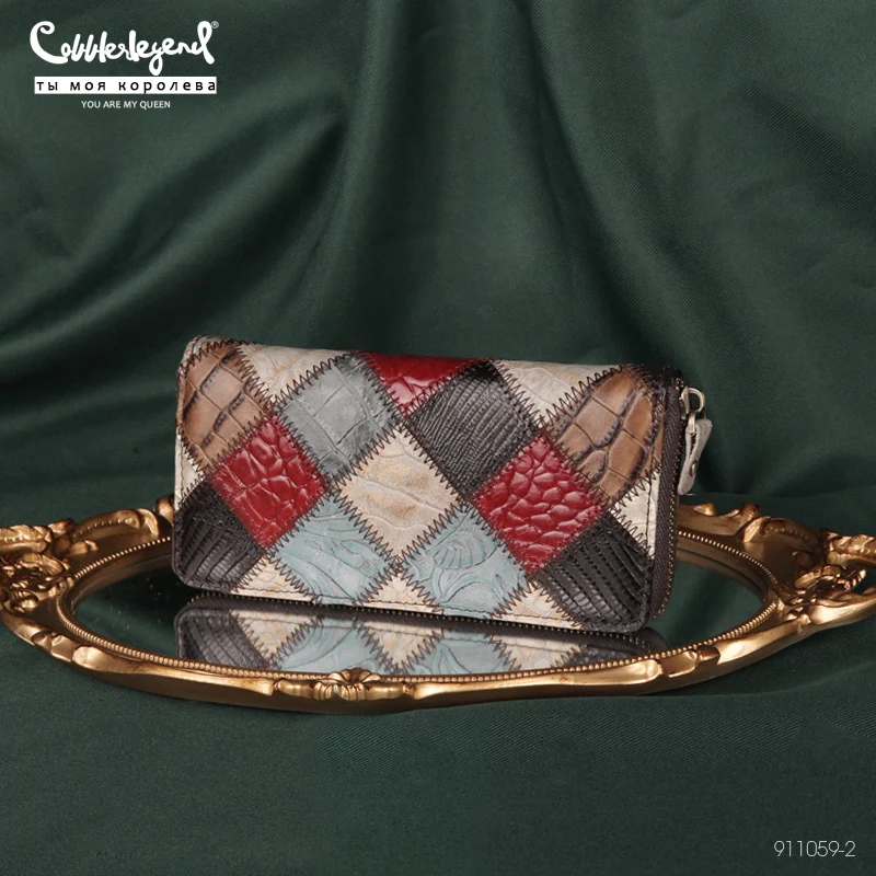 

Cobbler Legend New Women's Wallet Fashion Genuine Leather Purse Luxury Wallet ID Card Holder Women's Clutch Bag Coin Wallet